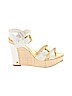 Audrey Brooke White Wedges Size 5 1/2 - photo 1