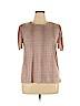 A New Day Brown Short Sleeve Blouse Size XL - photo 1