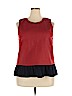 J. Crew Factory Store Red Sleeveless Top Size XXL - photo 1