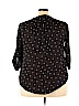 Torrid 100% Polyester Black 3/4 Sleeve Blouse Size 2X Plus (2) - photo 2