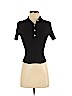 Zara Black Short Sleeve Top Size S - photo 1