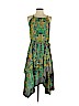T-Bags Los Angeles 100% Viscose Green Casual Dress Size XS - photo 1