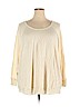 Pleione 100% Cotton Ivory Pullover Sweater Size 2X - photo 1