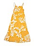 Old Navy 100% Rayon Floral Yellow Dress Size 7 - photo 1