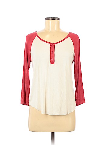 American Eagle Outfitters 3/4 Sleeve Henley (view 1)