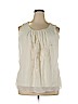 Coldwater Creek Ivory Sleeveless Blouse Size 2X - photo 1