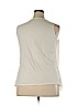 Coldwater Creek Ivory Sleeveless Blouse Size 2X - photo 2