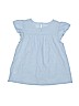 Cat & Jack 100% Cotton Blue Short Sleeve Blouse Size 7 - 8 - photo 2
