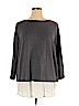 J.jill Gray Long Sleeve Top Size XL - photo 1
