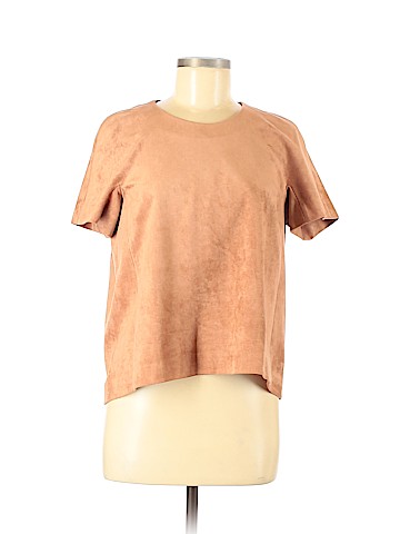 BCBGMAXAZRIA Faux Leather Top (view 1)