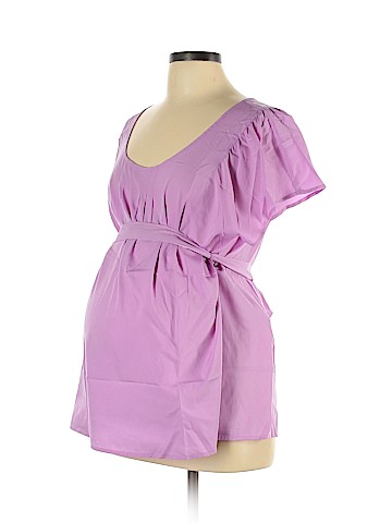 Motherhood Short Sleeve Blouse (view 1)
