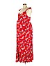 Isabel Maternity 100% Rayon Red Casual Dress Size XL - photo 1
