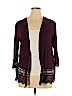 Xhilaration 100% Cotton Purple Cardigan Size XXL - photo 1