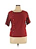 Cable & Gauge Red Short Sleeve Top Size XL - photo 1
