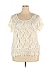 Forever 21 Ivory Short Sleeve Top Size 3X - photo 1