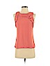Ann Taylor LOFT Outlet 100% Polyester Orange Sleeveless Blouse Size XXS (petite) - photo 1