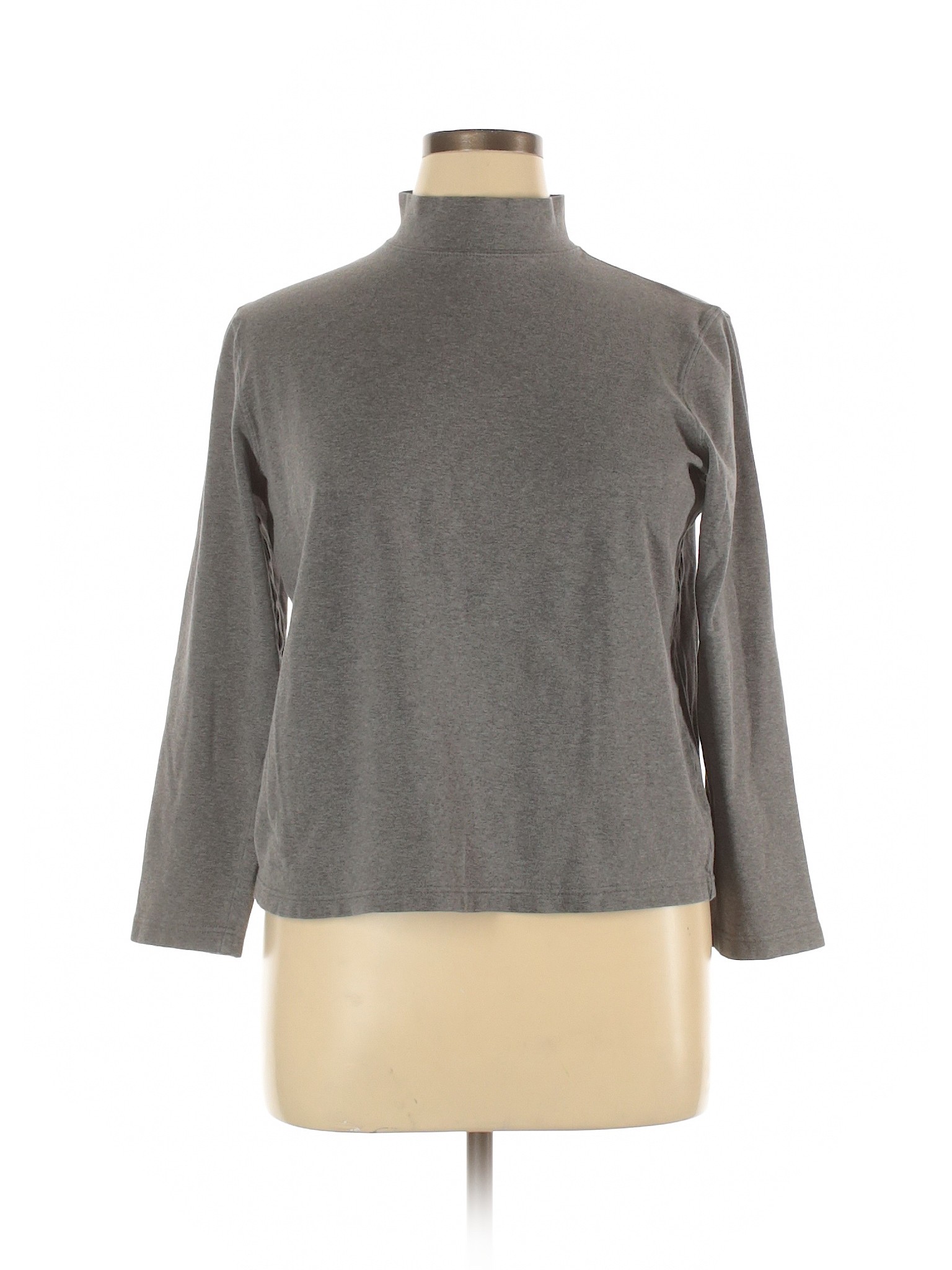 Croft & Barrow Women Gray Pullover Sweater XL | eBay