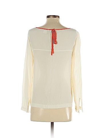 Club Monaco Long Sleeve Silk Top (view 2)