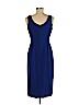 Rimini by Shaw 100% Polyester Blue Casual Dress Size 8 (petite) - photo 2