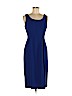 Rimini by Shaw 100% Polyester Blue Casual Dress Size 8 (petite) - photo 1