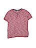 Old Navy 100% Cotton Burgundy Short Sleeve Henley Size 14 - 16 - photo 1