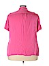 Cj Banks 100% Rayon Pink Short Sleeve Blouse Size 3X - photo 2