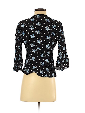 Topshop Long Sleeve Blouse (view 2)