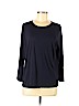Vince. 100% Viscose Blue Long Sleeve T-Shirt Size M - photo 1