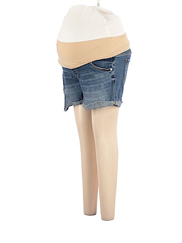 Indigo Blue Denim Shorts (view 1)