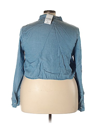 Forever 21 3/4 Sleeve Button-Down Shirt (view 2)