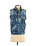 Levi's 100% Cotton Blue Denim Vest Size XS - photo 1