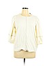 Current Air Ivory 3/4 Sleeve Top Size XL - photo 1