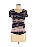 Simply Vera Vera Wang 100% Rayon Purple Short Sleeve T-Shirt Size M (petite) - photo 1
