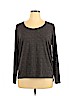 Lou & Grey Gray Long Sleeve T-Shirt Size XL - photo 1