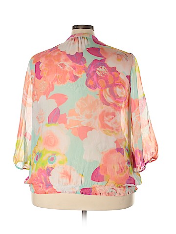 a.n.a. A New Approach Long Sleeve Blouse (view 2)