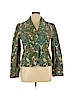 Ann Taylor LOFT 100% Cotton Green Jacket Size 14 - photo 1