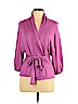 Elie Tahari Purple Silk Cardigan Size L - photo 1