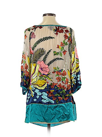 Hale Bob 3/4 Sleeve Silk Top (view 2)