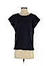 Ann Taylor LOFT 100% Cotton Black Short Sleeve Top Size S (petite) - photo 1