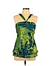 Joseph Ribkoff Green Sleeveless Silk Top Size 10 - photo 1