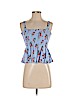 Mossimo Supply Co. 100% Rayon Blue Sleeveless Blouse Size S - photo 1