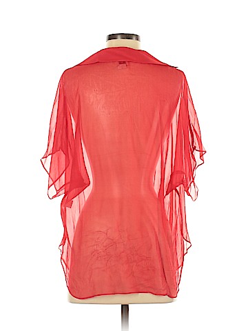 Haute Hippie Short Sleeve Silk Top (view 2)