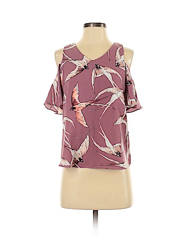 Ann Taylor Factory Short Sleeve Blouse (view 1)