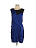 RACHEL Rachel Roy 100% Polyester Blue Casual Dress Size S - photo 1