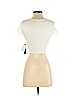Lulu's White Short Sleeve Top Size XS - photo 2