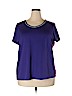 Made for Life 100% Polyester Purple Active T-Shirt Size 2X - photo 1