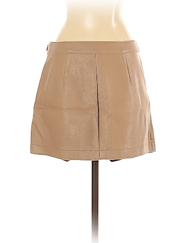 BCBGMAXAZRIA Faux Leather Skirt (view 2)