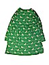 Hanna Andersson 100% Cotton Green Dress Size 10 - photo 2