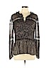 Elie Tahari Black Long Sleeve Blouse Size L - photo 1