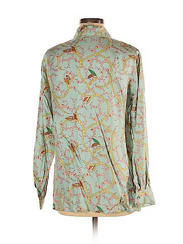 Doncaster Long Sleeve Silk Top (view 2)
